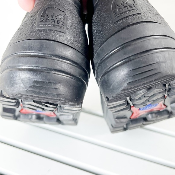 SOREL women’s SHIN ANKLE waterproof felt fleece lined winter duck boots SIZE 8 - Picture 5 of 12